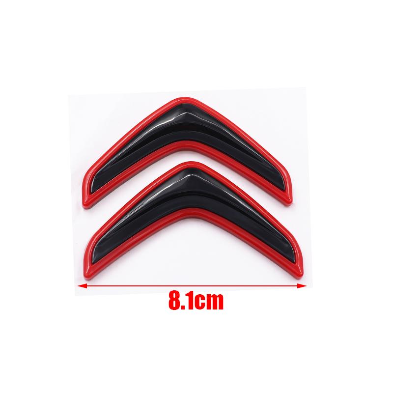 

1pcs ABS new 8.1cm 11.5cm Citroen Car Rear Bumper tail door trunk car rear Emblem sticker styling Accessories Citroen Rear emblem