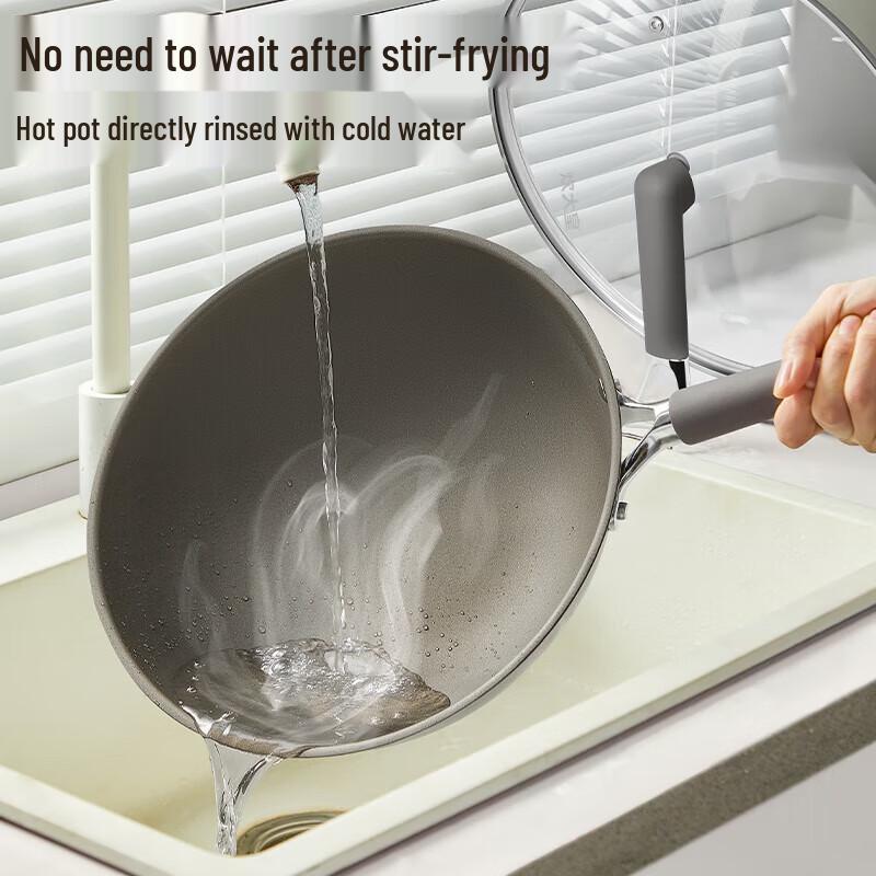 Chui Da Huang Titanium Kang 32cm Non-stick Wok