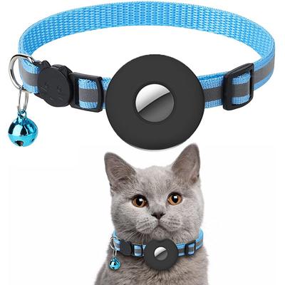 1 PC do etui Apple Airtag Dog Cat Bell Collar GPS Finder Luminous etui ochronne do Apple Air Tag Tracker Case;