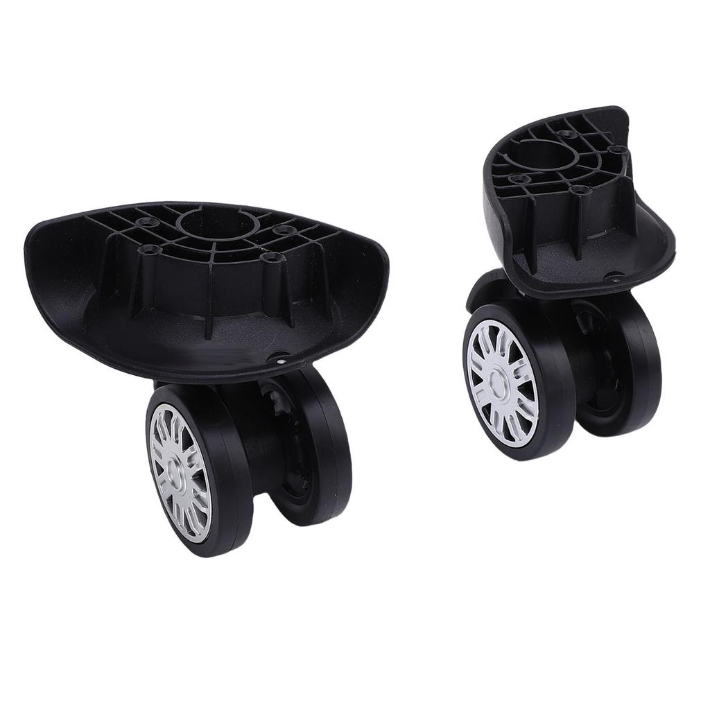 1 Pair Suitcase Wheels Silent and Wear Resisting ABS Universal Replacement Luggage Caster Kit