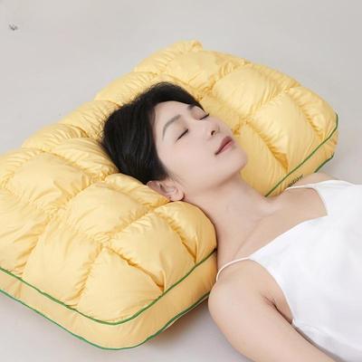New Cotton Pineapple Bun Pillow for Home Use Adult Neck Protection Sleep Aid Pillow Core Dormitory Single Pack Soft and Rebound