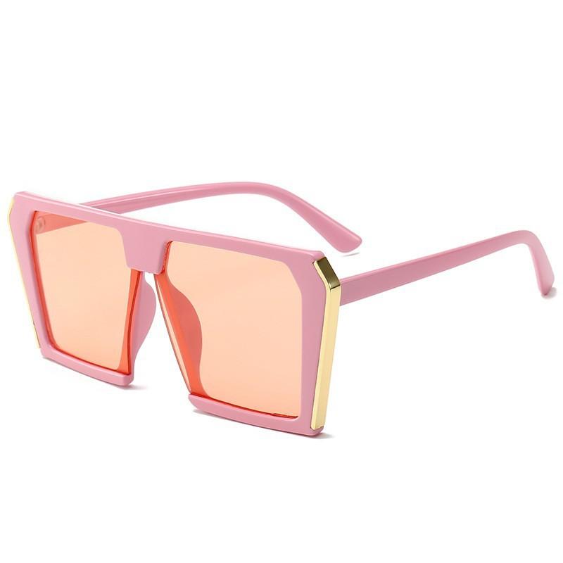 2019 Glasses, Trendy Large-Frame Sunglasses For Women, Multi-Color Colorful Street Sunglasses