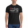 Maglietta Cool The Back da Uomo Girocollo Pura Cotone Maglietta Manica Corta Old Punks Never Die Idea Regalo Top