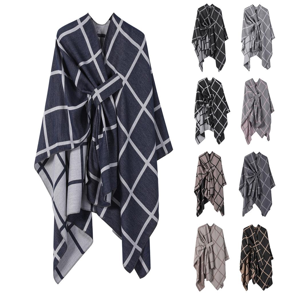  And Winter Warm Scarves, Shawls, Classic Plaid Straps, Cardigans, And Warm Blankets For External Use
