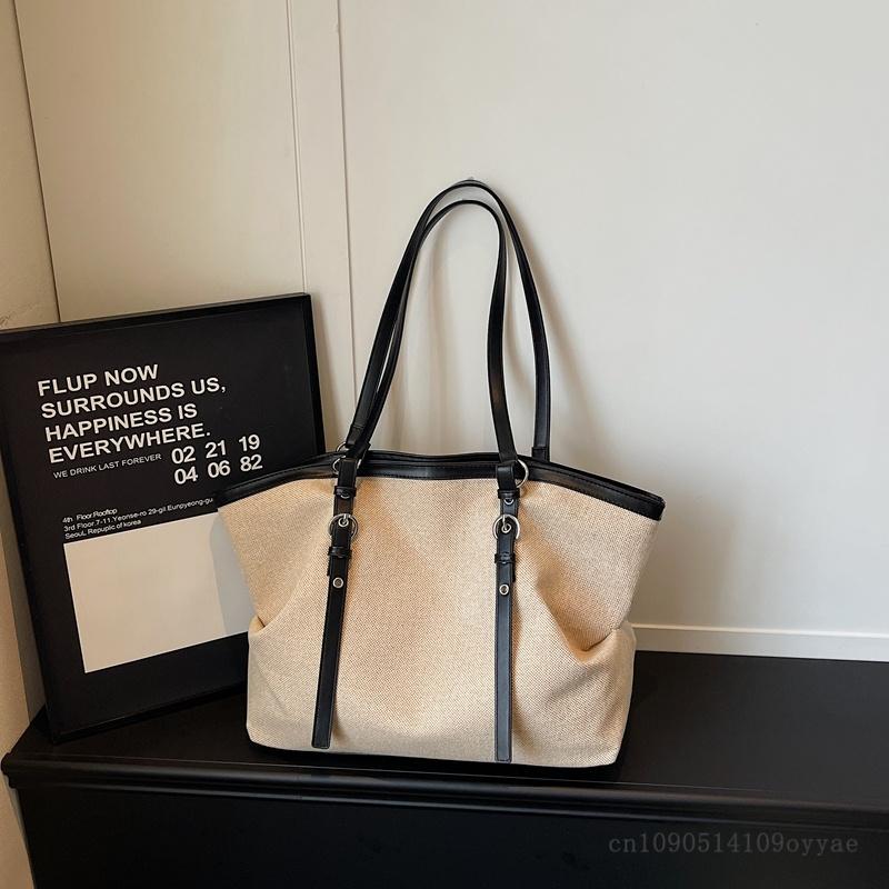 

Large Capacity Tote Bag Fashionable Urban Minimalist Style Underarm Single Shoulder Bag for Commuting Bag Casual Shoulder Bag
