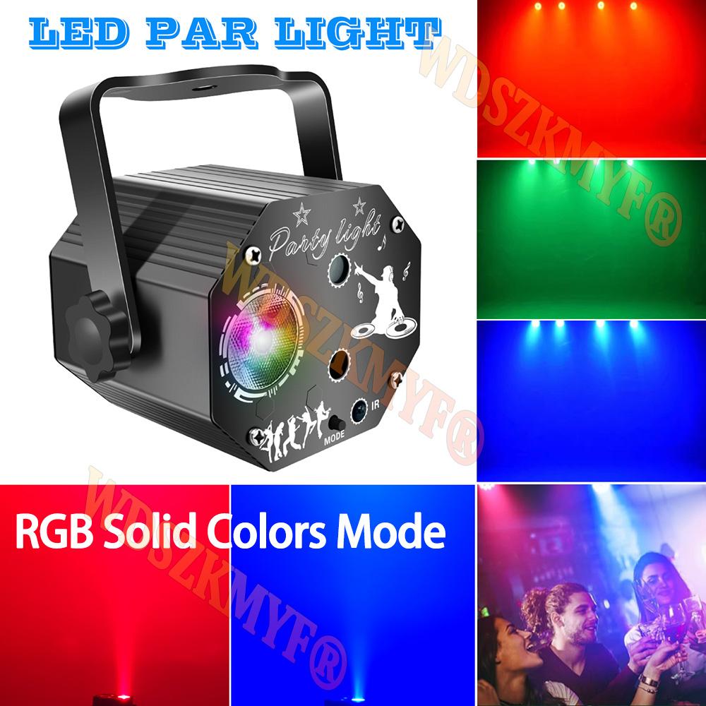 NEW 2IN1 Stage DJ Party Laser Projector Disco Rugby USB Red Green Blue Strobe Lights Club Home Holiday Christmas Lights