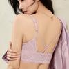 Front Button Bra Sexy Lace Gathering Bra Breast Retraction Anti-sagging Underwear Lace No Steel Ring Beautiful Back Bra