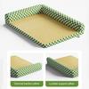 Dog Cooling Mat Summer Cat Bed with Neck Support Pillows Cool Sleeping Mat with Removable Washable Cover for Cats Puppies Small Dogs