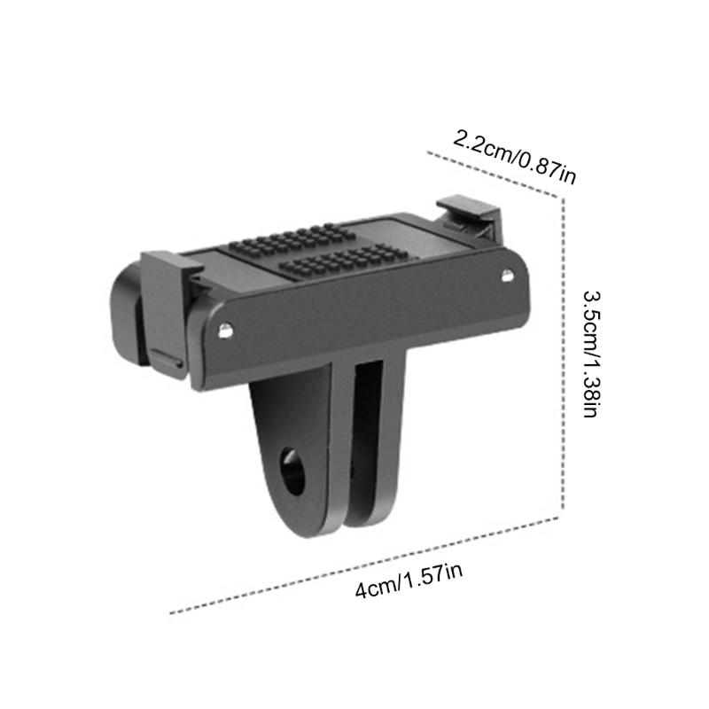 Camera Adapter Mount Magnetic Quick Release Base for Action 4/3 Sports Camera Strong Magnetic Double Fixation Adapter