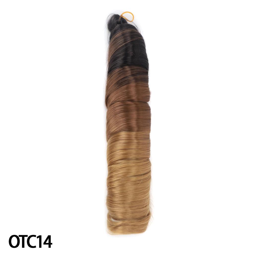 28Inch French Curly Crochet Hair Synthetic Loose Wavy Braiding Hair Bohemian French Curl Braids Extensions