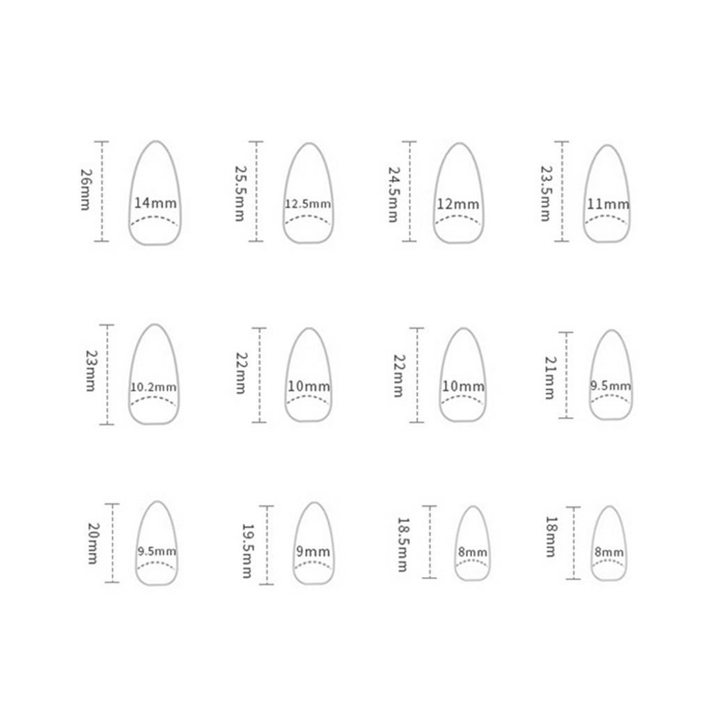 3D Gold French Style Fake Nails 24 Pieces Set With Metallic Decorations For Parties Weddings