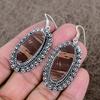 Cappuccino Jasper Gemstone 925 Sterling Silver Jewelry Earring 2.36" KKG-690