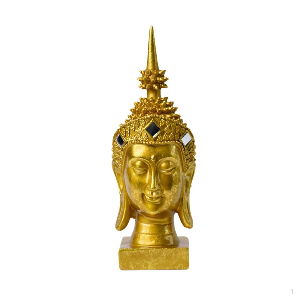 Buddha Statue ,Desktop Ornament , Compact ,Sturdy Home Decor Sculpture Decorative Figurine for