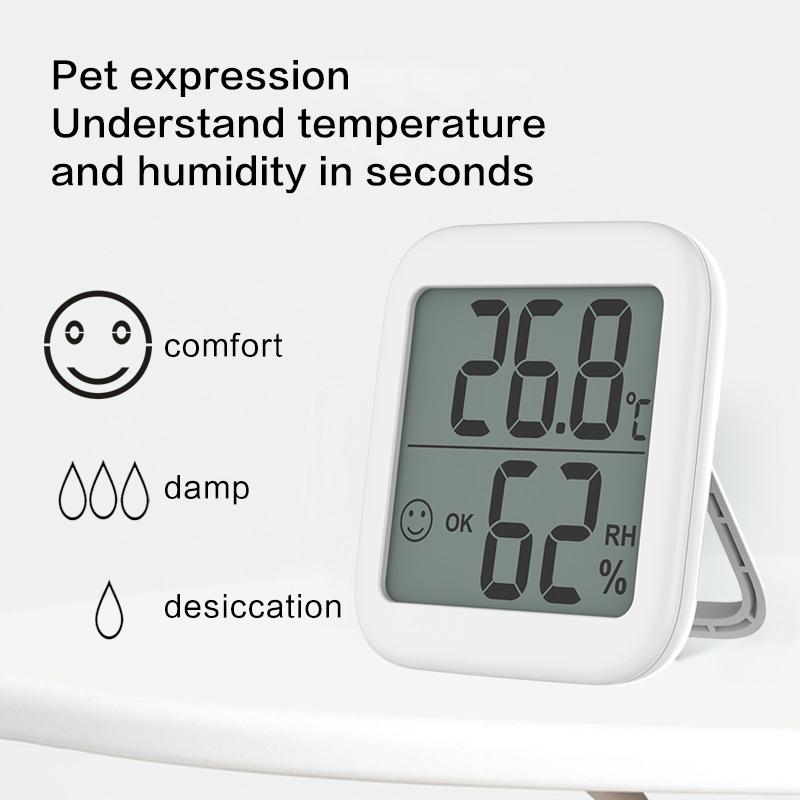 Electronic Thermometer And Hygrometer Large-screen Display Digital LCD