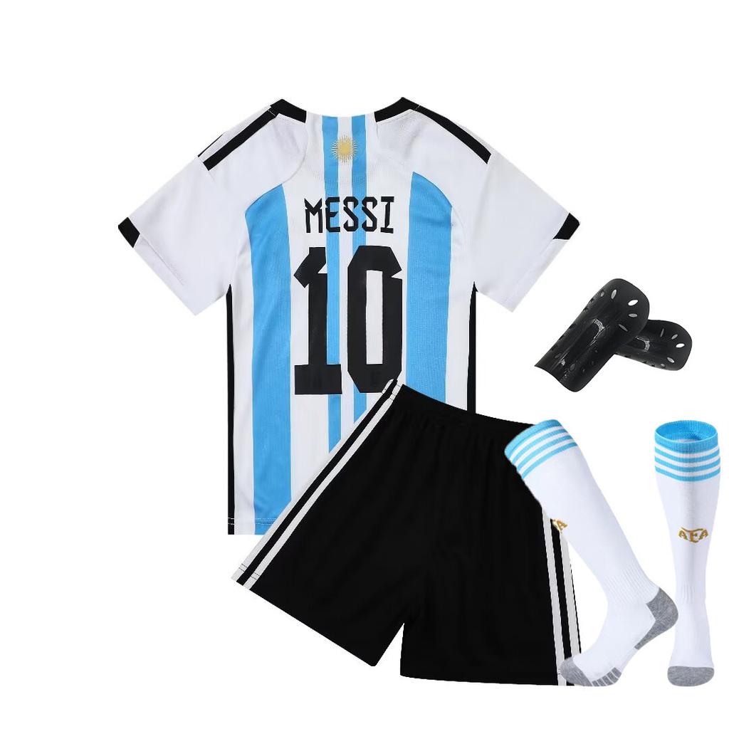 22-23 Argentyna Domowy Numer. 10 Koszulka Piłkarska Dziecięca Adult Koszulka Odzież Dziecięca Rozmiar 16-2XL