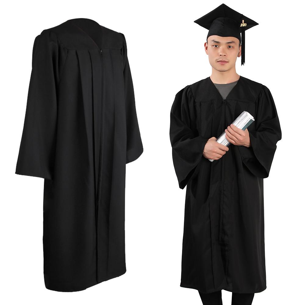Grad University Graduation Gown Set Mortarboard Hat Bling Removable Tassel 2023 Happy Graduation