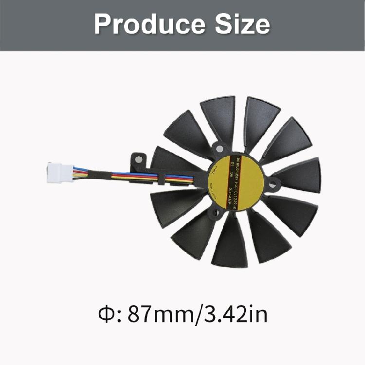 GPU Fan for FDC10U12S9-C 2070 Graphics Cards Enhances Cooling With 4/6/7Pin Designing for Easy Setting