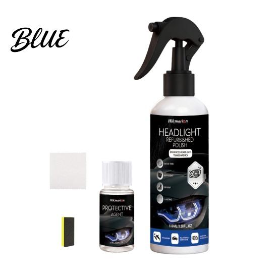 Scratch Resistant Car Haze Surface Lens Cleaner Restoration Kit Polish Headlight for Yellow Protectant UV