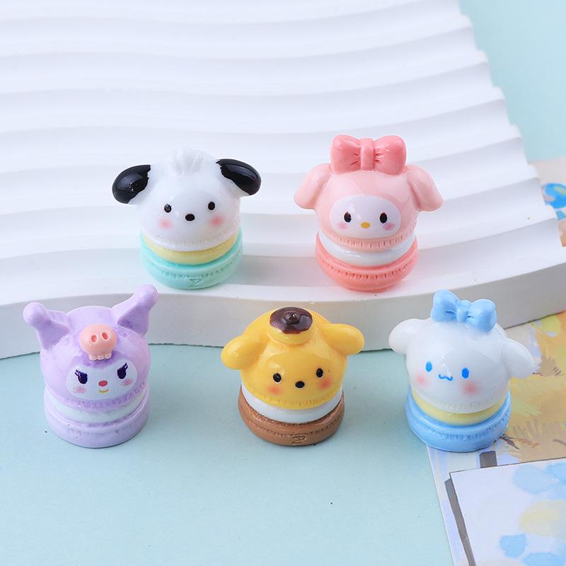 Glossy Macaron Cake Toy Cartoon Handmade DIY Cream Glue Resin Accessories