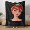 1pc Elsa Frozen Princess Throw Blanket Home Decor, Couch Cover, Outdoor, Gift for Friends, Flannel Blanket, Bedroom, Living Room, Travel