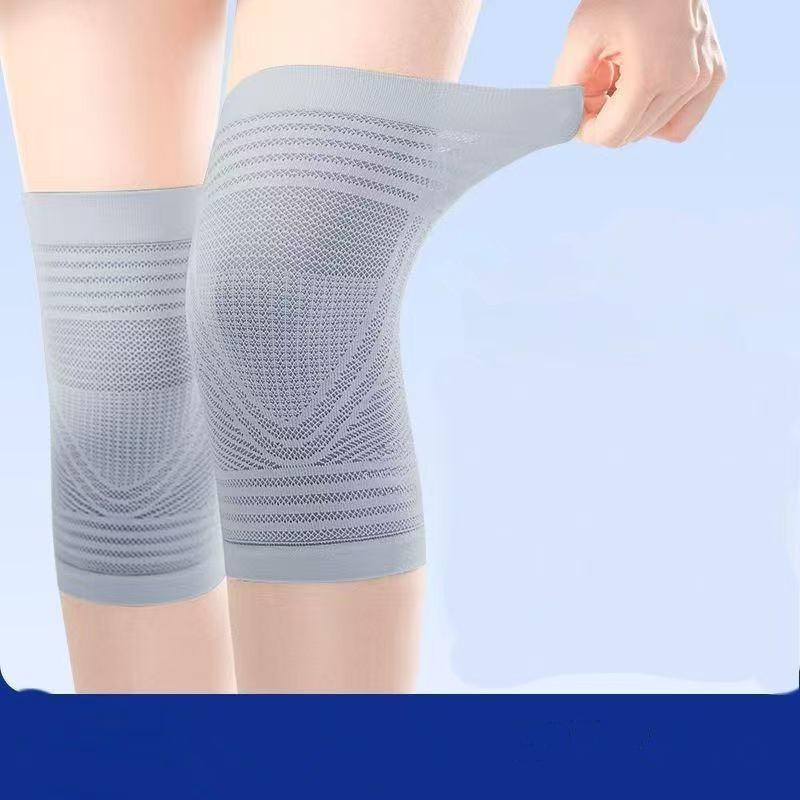

1Pair Summer Knee Cover Breathable Non-Slip Joint Pain Relief Compression Kneepads Air Conditioning Thin Warm Knee Brace