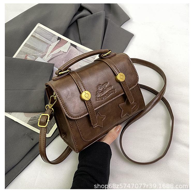 Outer Single Autumn and Winter Retro Cambridge Bag Western-style Casual Bag Women's 2025 New High-end Popular One-shoulder Crossbody Bag
