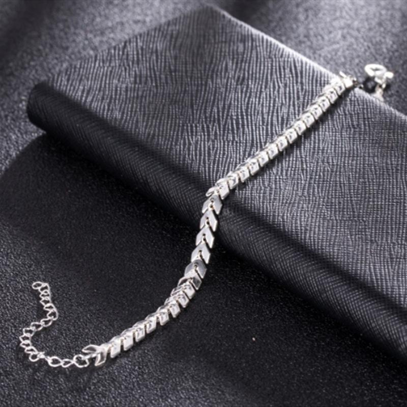 Fashion Women's Bohemian Summer Chain, Simple Handmade Aircraft Chain, Fishbone Chain, Anklet