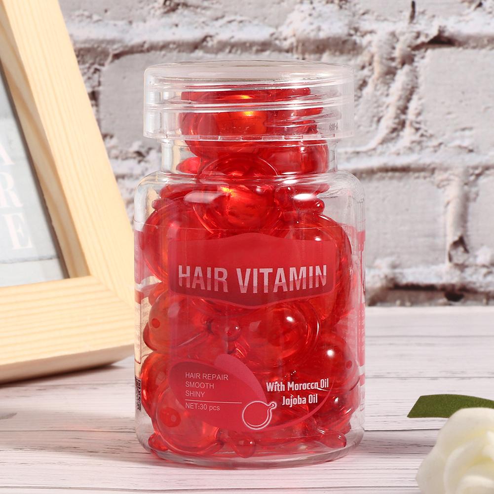 Haarpflege Vitamin Kapseln Feuchtigkeitsspendend Anti-Frizz Haarschäden Reparatur Ätherisches Öl