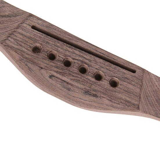 1 Set Guitar Bridge Set Multipurpose High Stability Adjustable Acoustic Guitar Rosewood Bridge