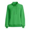 Women's Stand Collar Sweatshirt Oversized Turtleneck Drawstring Pullover Long Sleeve Top