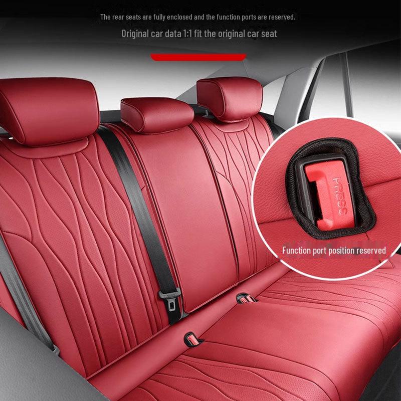 Hongqi Leather Car Seat Covers for H5, H7, H9, HS5, HS7 - All-Season, Five-Seat Compatible Cushion
