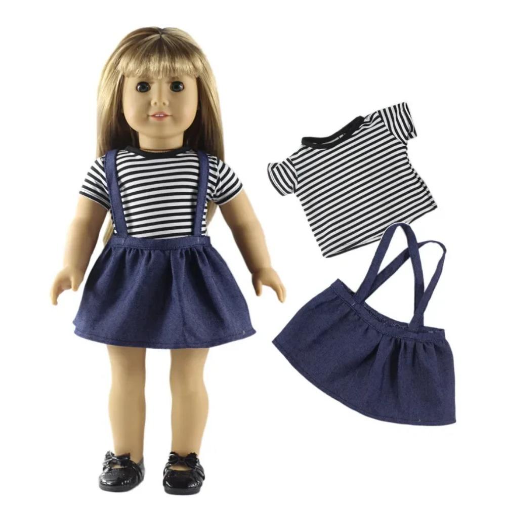 1 Conjunto Roupas de Boneca Casuais Bonitas para Boneca Americana de 18 polegadas Muitos Estilos para Escolher A90