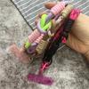 Keychain Lanyard Colorful Wrist Strap With Patch Bracelet Telephone Portable Cell Accessories Exquisite Cord to Hang Mobile Rope