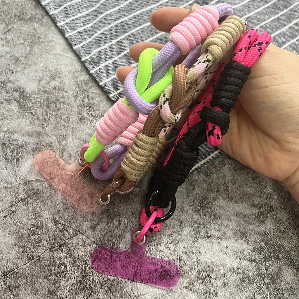 Keychain Lanyard Colorful Wrist Strap With Patch Bracelet Telephone Portable Cell Accessories Exquisite Cord to Hang Mobile Rope