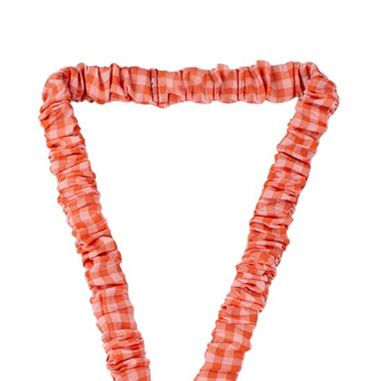 Uttrekkbart elastisk lanyardssett Strikkede scrunchie-stil halslanyards med 2 vanntette ID-kortholdere Nøkkeldekorasjon