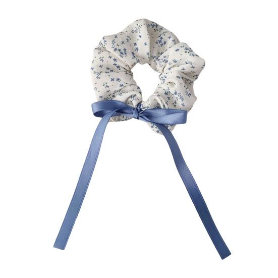 

Резинка для волос Пушистая Увеличивающая объем волос Расширенный плиссированный дизайн Атласная лента с бантом Резинка для волос Пасторальный стиль Аксессуар для волос B