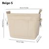 Felt Handbag Insert Liner Bag Multi-Pocket Bag Support Purse Liner Portable Large Capacity Internal Bag Storage Organization