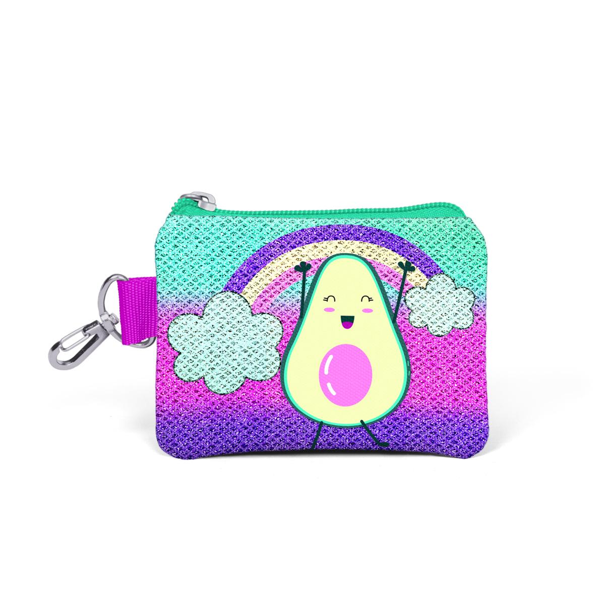 

Кошелек для монет с блестками Coral High Kids Pink Water Green Avocado 21796