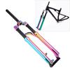Off Road Bike Suspension Fork Bike Pneumatic Front Fork Aluminum Alloy Pneumatic Fork