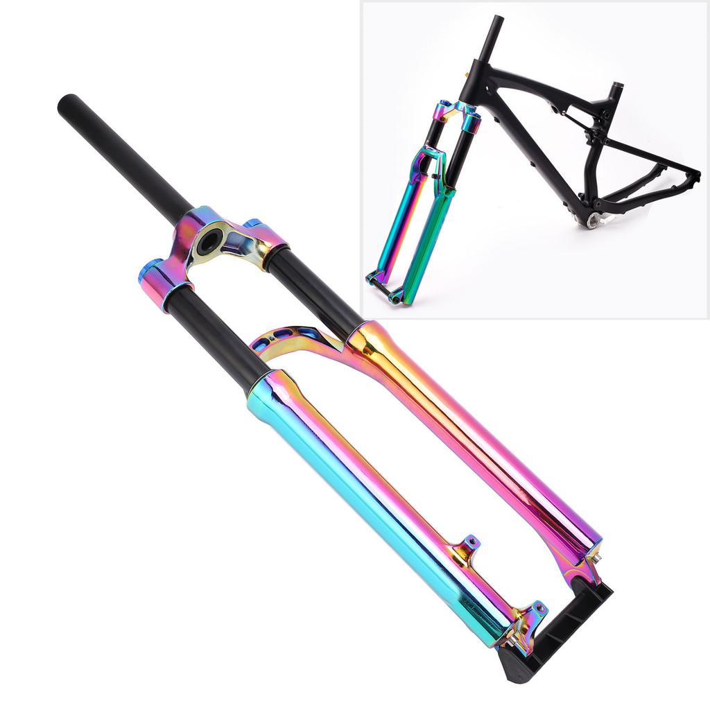 Off Road Bike Suspension Fork Bike Pneumatic Front Fork Aluminum Alloy Pneumatic Fork