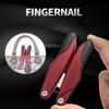 1Pc Stainless Steel Pedicure, Toenail Groove, Nail Clipper To Remove Dead Skin, Nail Clippers, Nail Clippers, Inlaid Nail Folding, Hawkbill Clippers