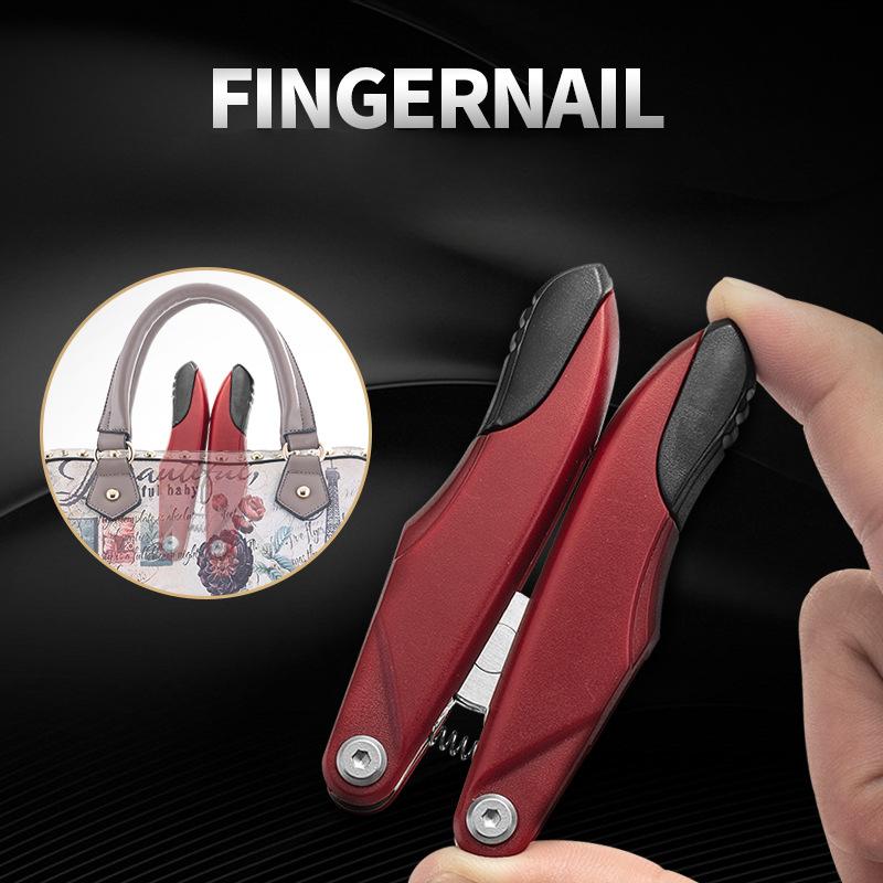 1Pc Stainless Steel Pedicure, Toenail Groove, Nail Clipper To Remove Dead Skin, Nail Clippers, Nail Clippers, Inlaid Nail Folding, Hawkbill Clippers
