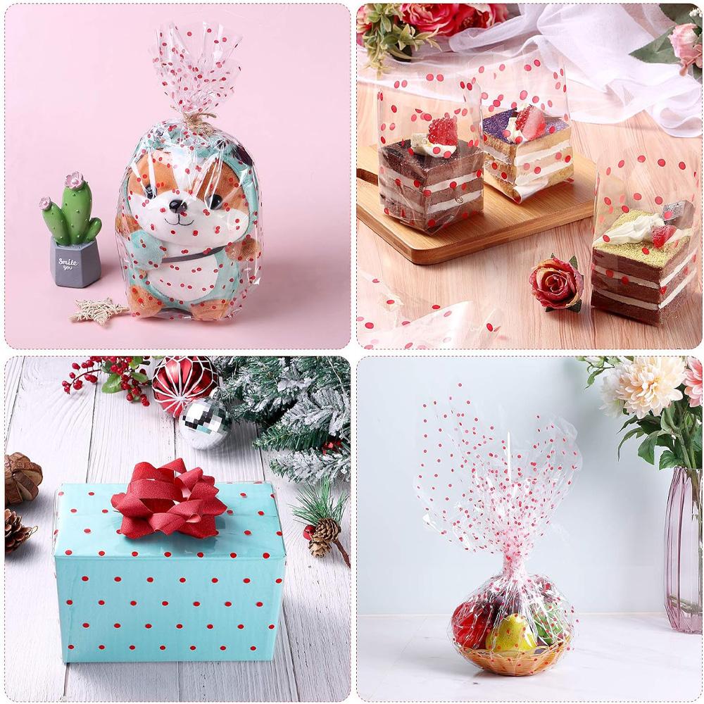 Dustproof Transparent Flower Wrapping Paper Cellophane Wrap Roll Waterproof Flower Shop Bouquets Christmas Gift Wrapping Supplie