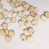 50 Stück Runde Holzscheiben 2 cm DIY Bastelstücke für Scrapbooking Tags Malerei Heimparty Dekoration Verzierungen