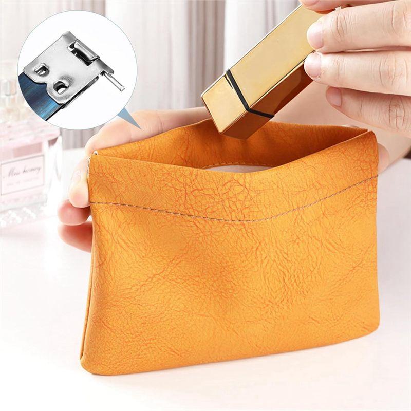 M-Modern-20Pcs Metal Internal Flex Frames Kiss Clasp Purse Frame Coin Handbag Hinges Clip Bag Silver