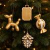 PC Kerstappeldecoratie Hanger Doe-het-zelf Kerstboomversieringen Snoep Koffer Bedeltjes