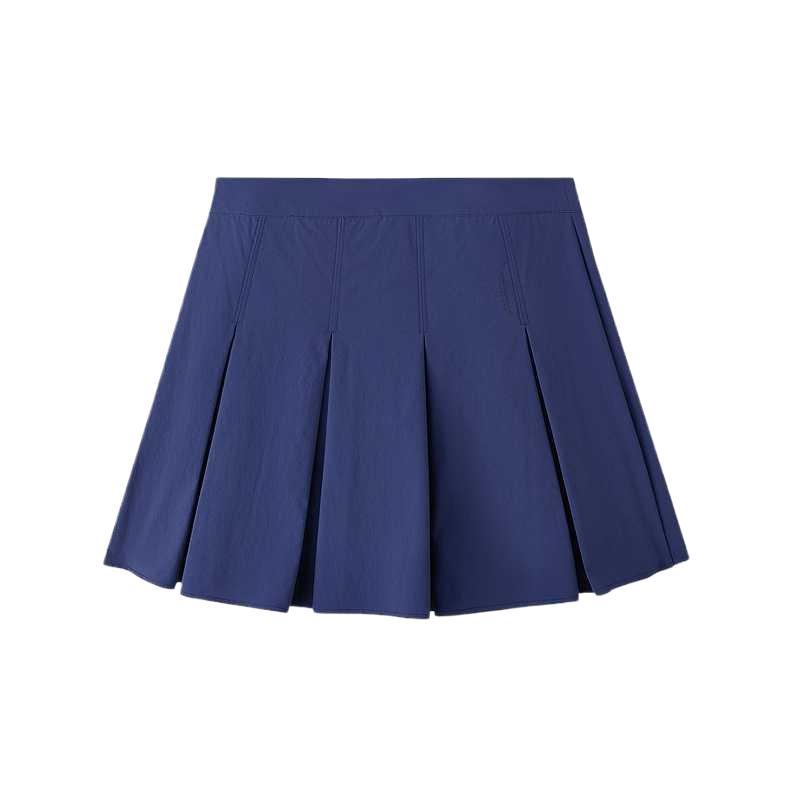 Skechers Woven Soft Solid Color Casual Skirt Women skirts L226W062-04QJ S