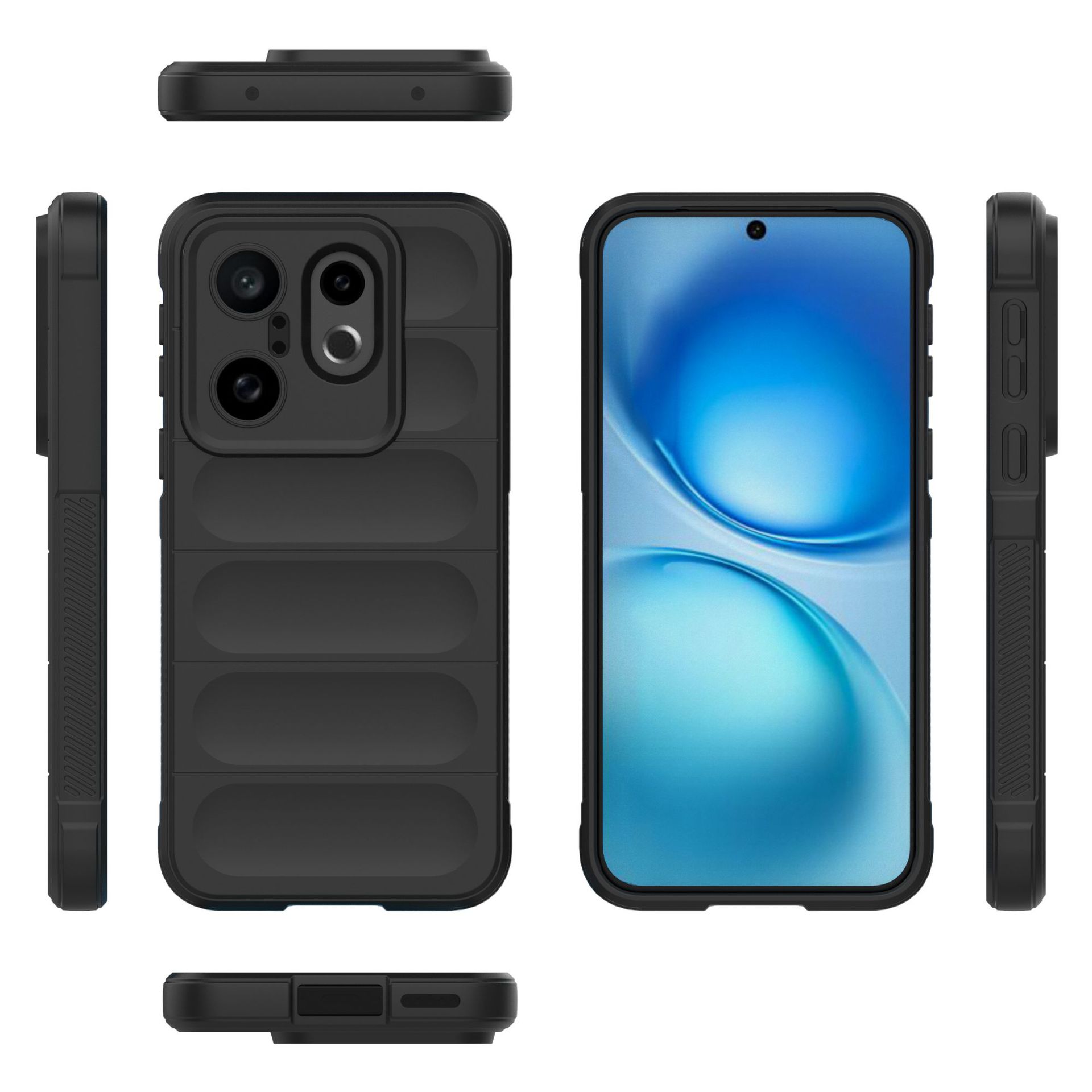 

Vivo X200 FE Phone Case,Soft TPU Shockproof Phone Cover for Vivo X200 FE чёрный