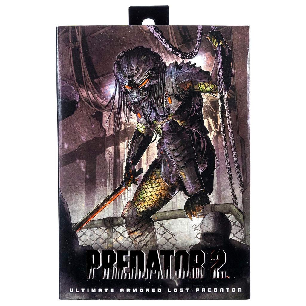 NECA Predator Ultimate Action Figure Armored Lost Predator NECA 2020 PREDATOR 2 ULTIMATE ARMORED LOST PREDATOR Movie Predator 2 Lost Clan Borg 7-inch
