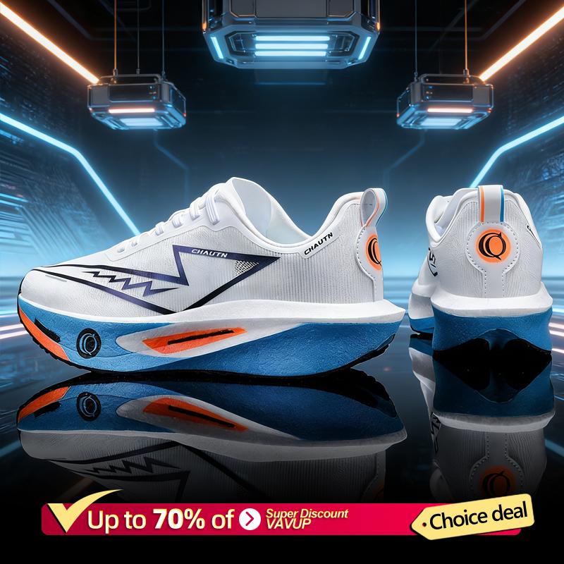 Men Running Shoes Carbon Board Speciality Marathon Athletic Breathable Lightweight Women'S Plush Comfort Athletic Shoes